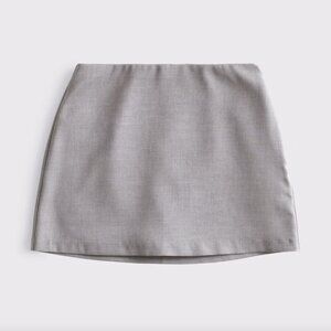 NWOT Abercrombie & Fitch Scarlett Grey Mini Skort (Size XXL)